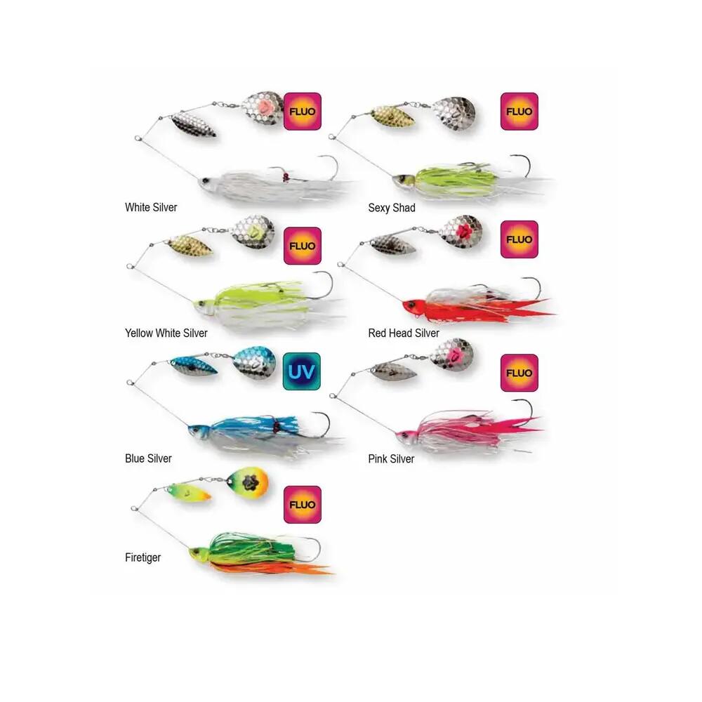 Spinnerbait Savage Gear Da Bush Argent 2/4