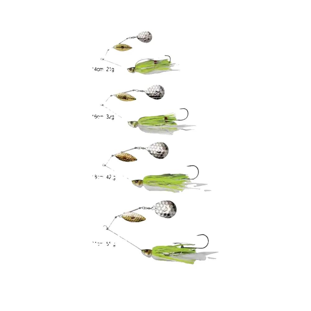 Spinnerbait Savage Gear Da Bush Argent 4/4