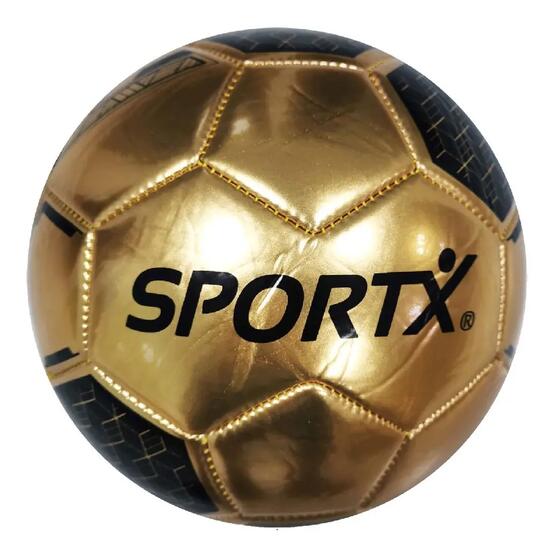 SportX Fußball Gold Metallic 330-350g - langlebiger Fußball