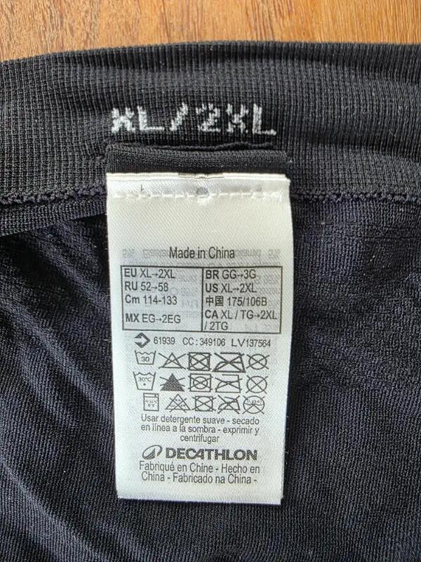 Tussen Particulieren - Decathlon naadloze damesslip zwart XL/2XL 3/3