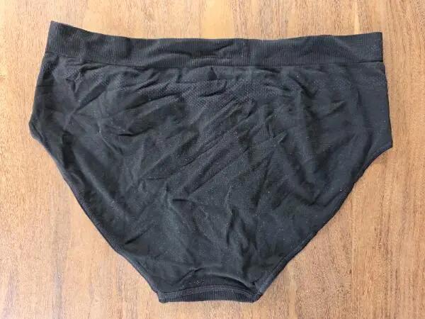Tussen Particulieren - Decathlon naadloze damesslip zwart XL/2XL 2/3