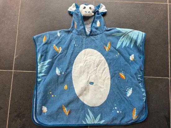 Entre Particuliers - Poncho de bain en coton pour tout-petits, motif si