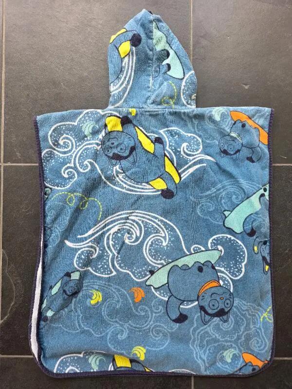 Entre Particuliers - Poncho de bain pour tout-petits en coton, 3-6 ans 4/4