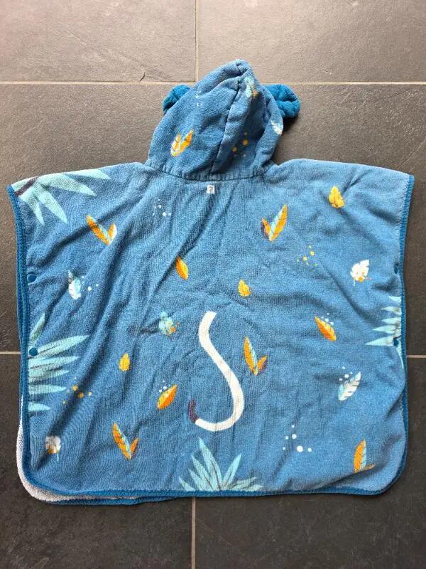 Entre Particuliers - Poncho de bain en coton pour tout-petits, motif si 3/3