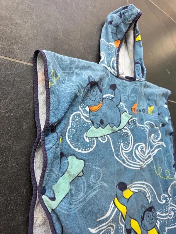 Entre Particuliers - Poncho de bain pour tout-petits en coton, 3-6 ans 2/4
