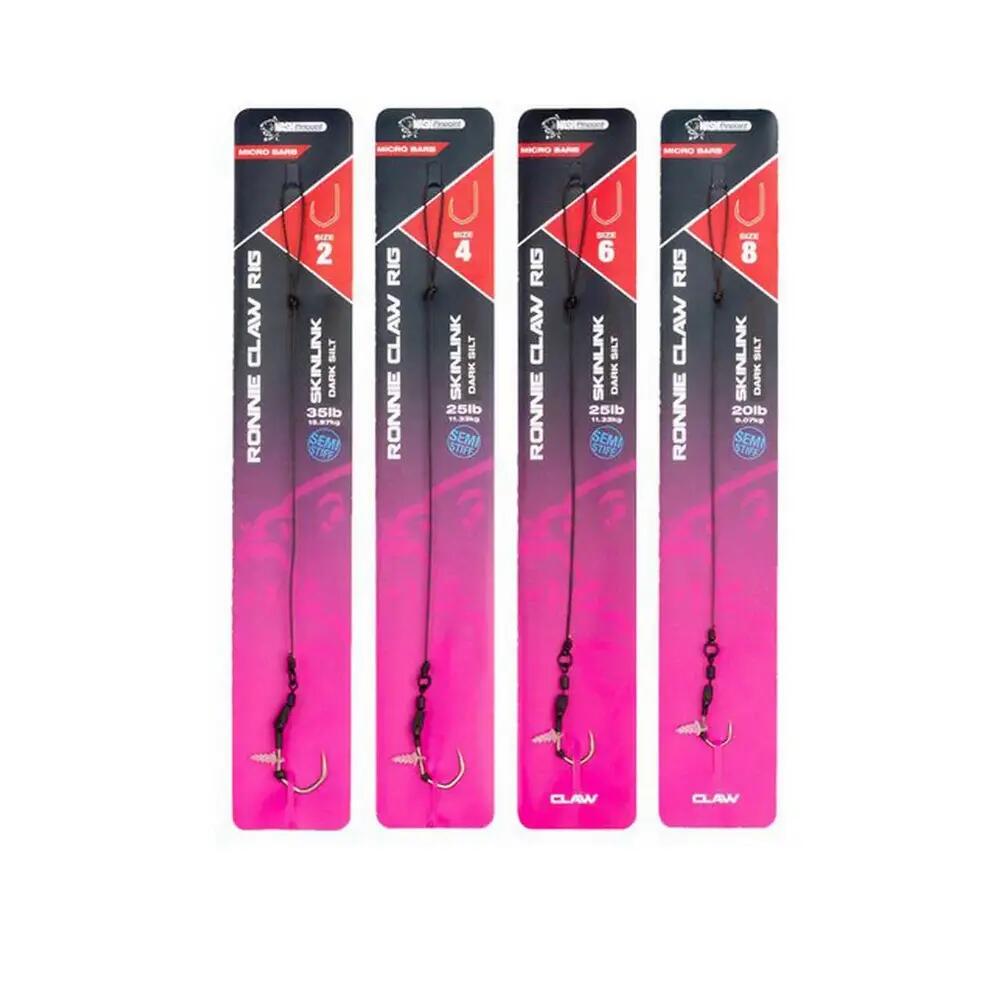 Lot de 6 hameçons Nash TT ronnie claw rig 2/2