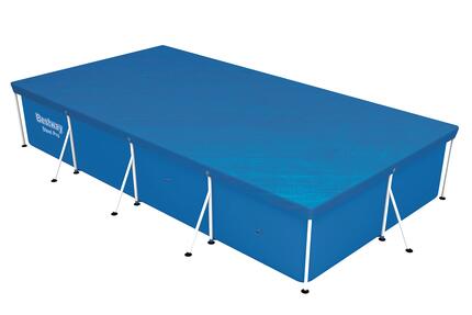 Bestway Flowclear Piscine Rectangulaire Bâche de Couverture 221 x 150 cm
