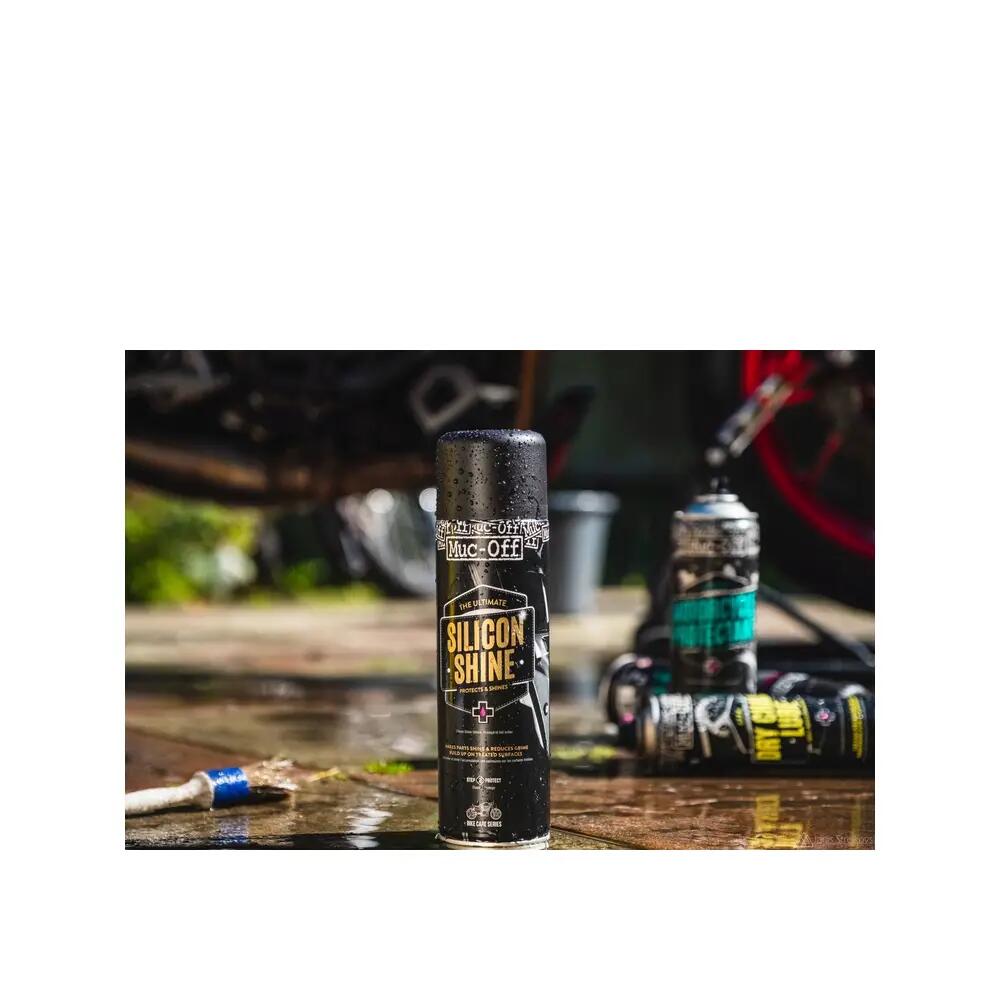 Muc Off Motorcycle Silicone Shine 500ml nero 500 8/10