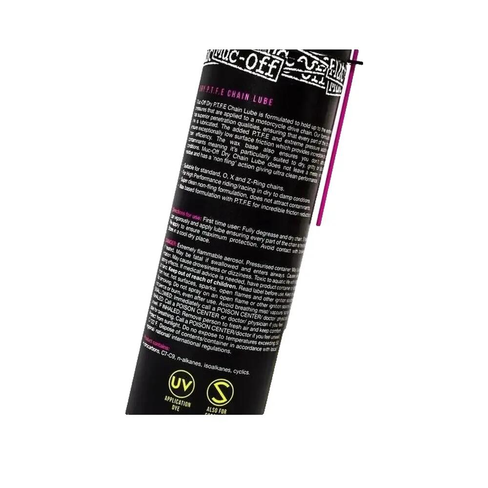 Muc Off Motorrad Kettenschmiermittel Trocken Dry 400 ml 4/9