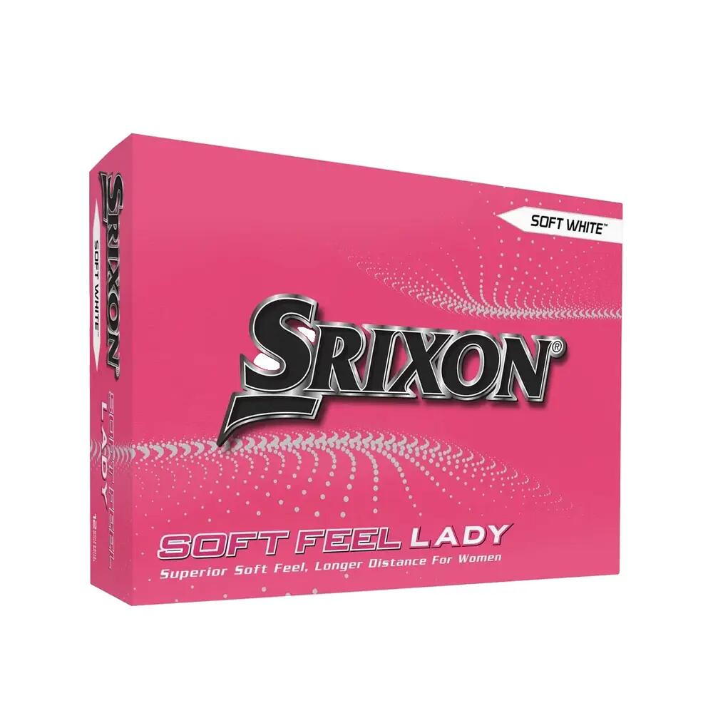 Srixon New Soft Feel Lady 2025, Bolas de Golf, Blanco 4/4