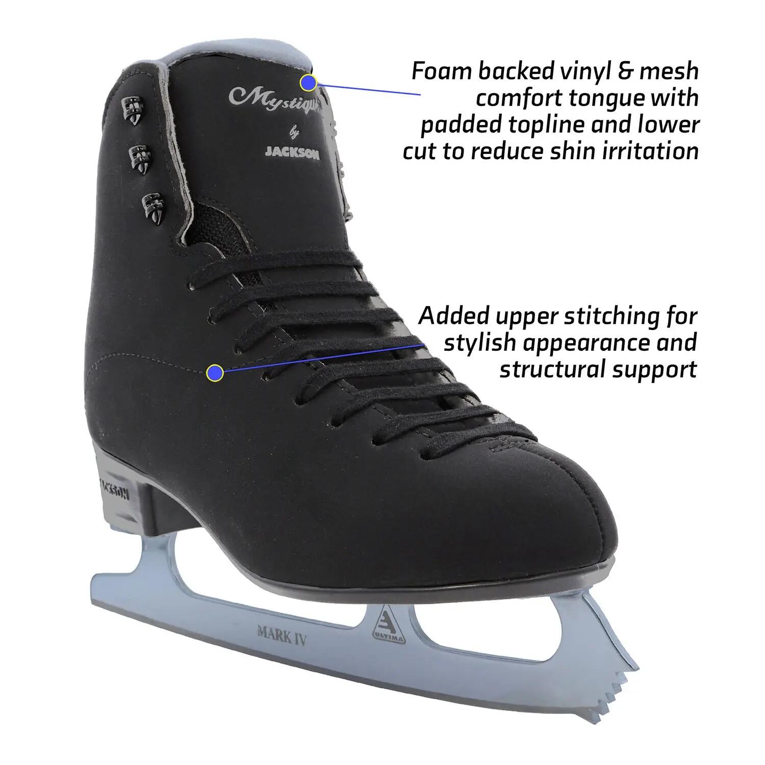 Mystique Mark IV – Eiskunstlaufschuhe für Herren – Schwarz 4/7