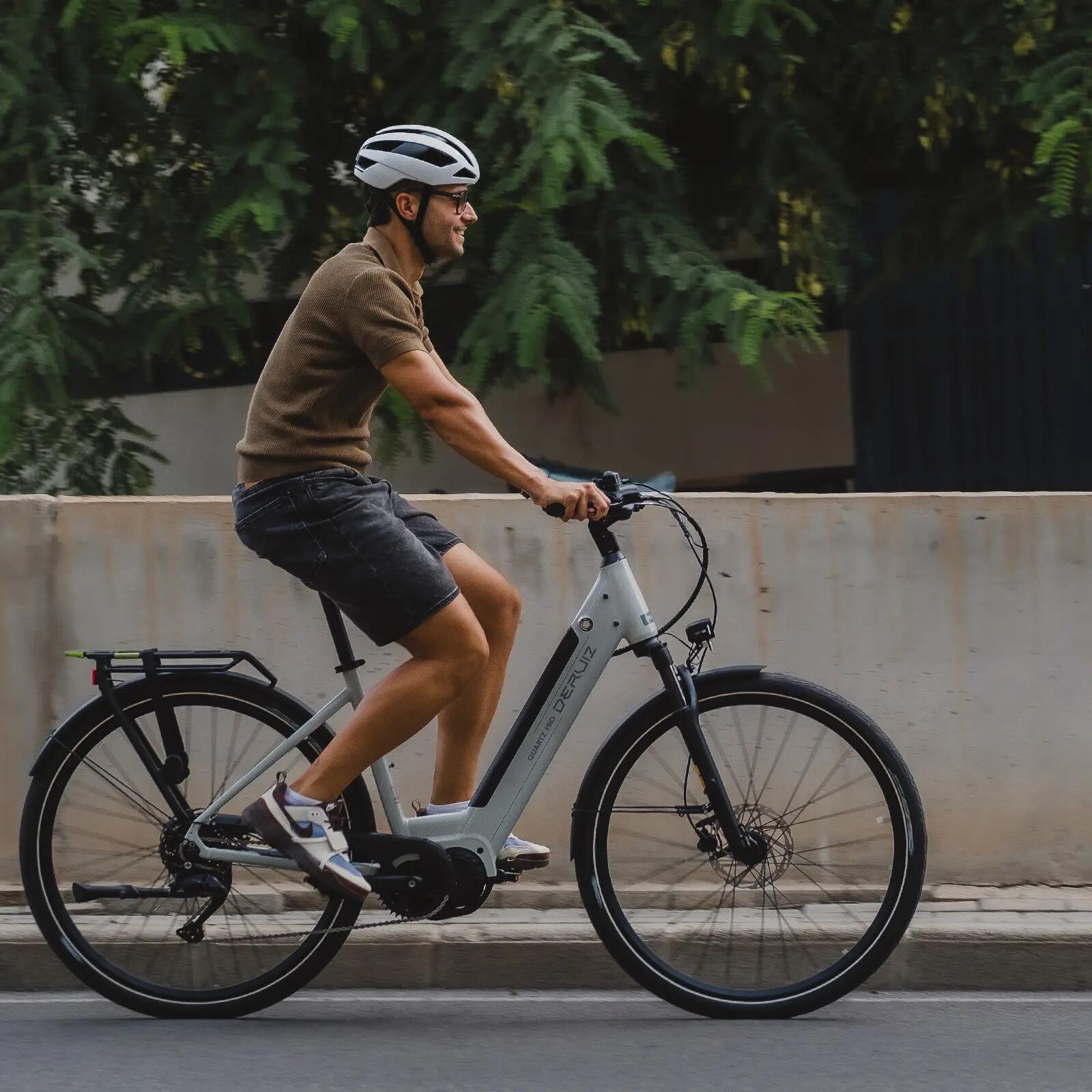 Quartz Pro E-Bike 28” Mid-Drive 48V 100 Nm, 161 km – Shimano 9-Speed 15/15