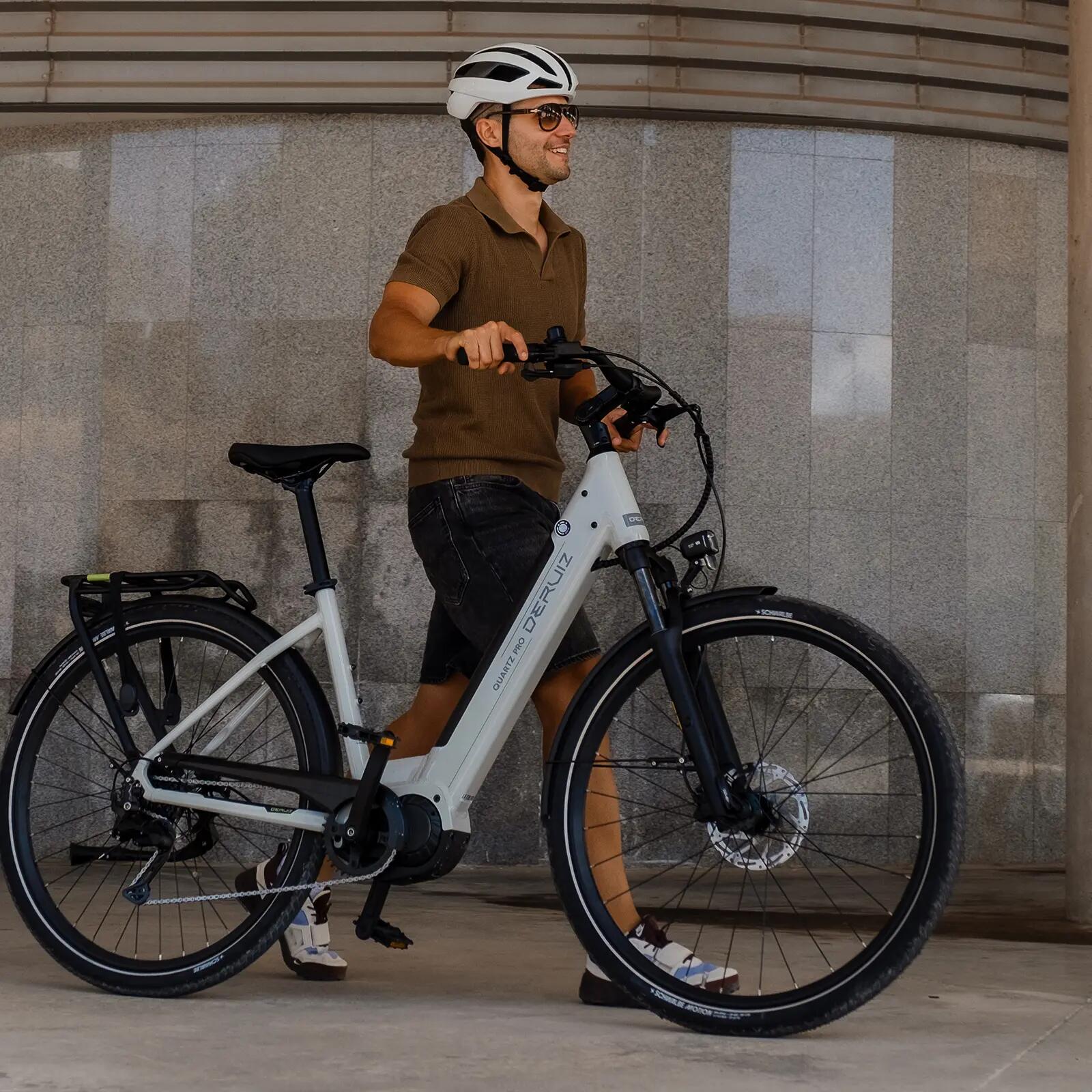 Quartz Pro E-Bike 28” Mid-Drive 48V 100 Nm, 161 km – Shimano 9-Speed 14/15
