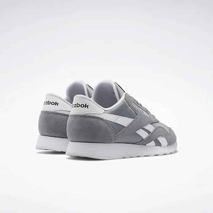 Zapatillas Deportivas de Nylon para Hombre Gris, Blanco 5/5
