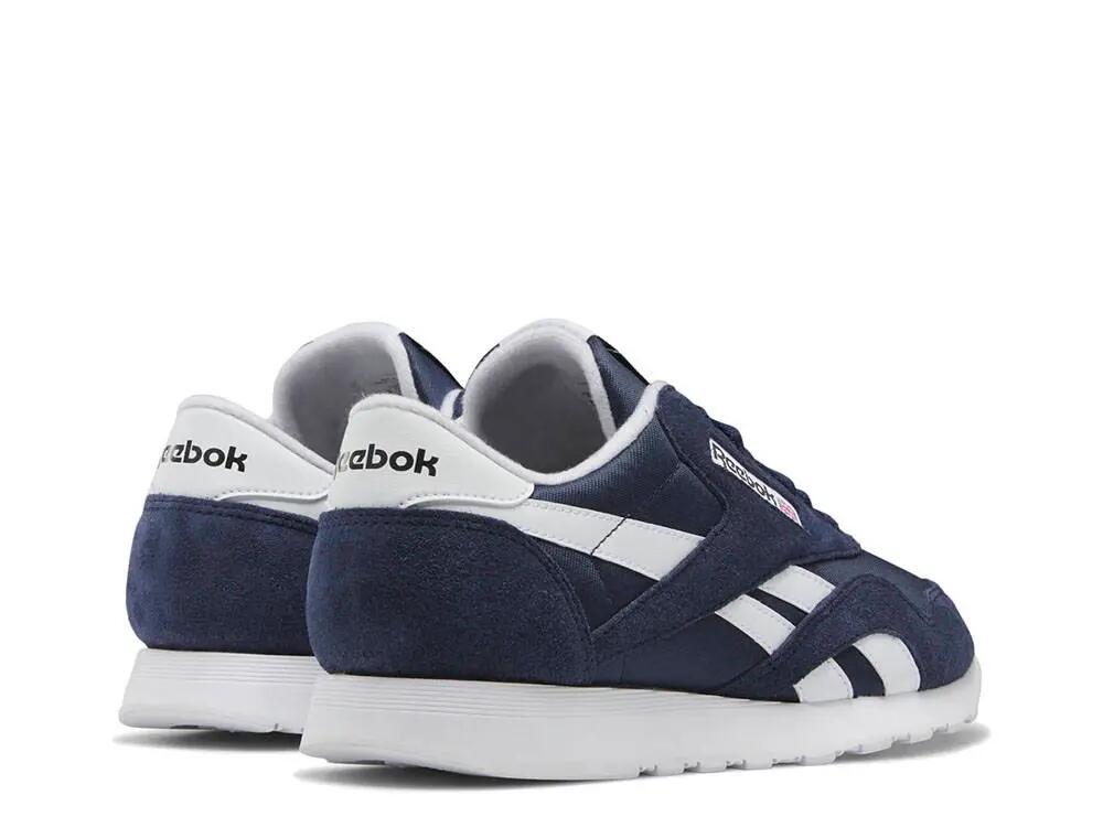 Sneakersy sportowe - męskie - Reebok Classic Nylon - retro - granatowe 4/6