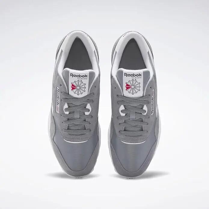 Zapatillas Deportivas de Nylon para Hombre Gris, Blanco 3/5