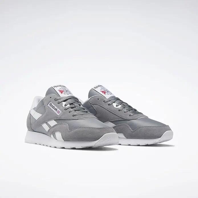 Zapatillas Deportivas de Nylon para Hombre Gris, Blanco 2/5