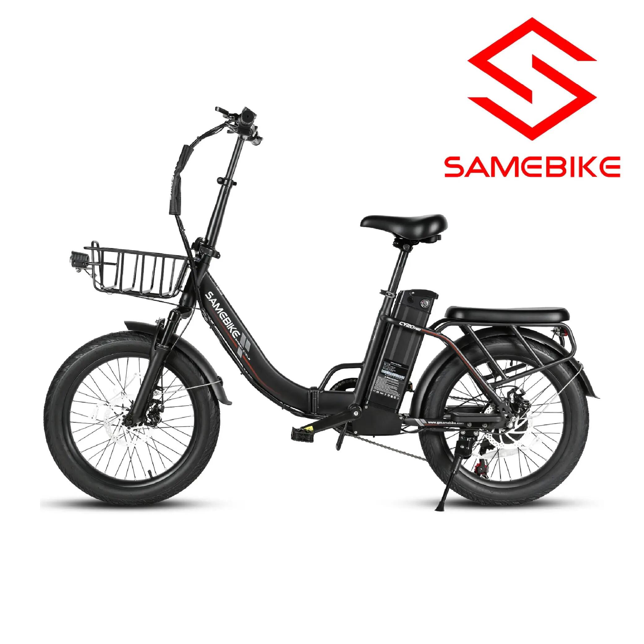Bicicletă electrică pliabilă pentru adulți SAMEBIKE CY20 Pro-FT, anvelope de 20"