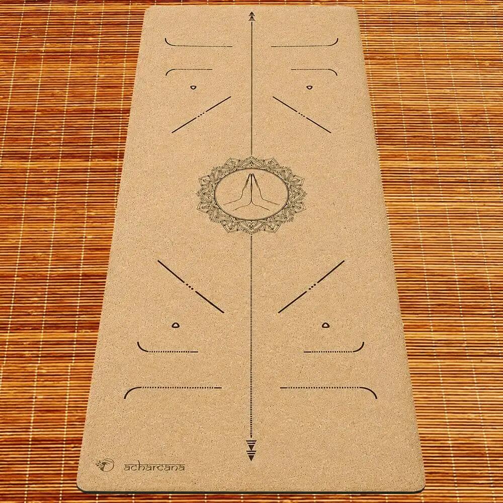 Tapis yoga en liège, nouveau concept 3 plis - 6mm - Bodylines - Namasté 3/8