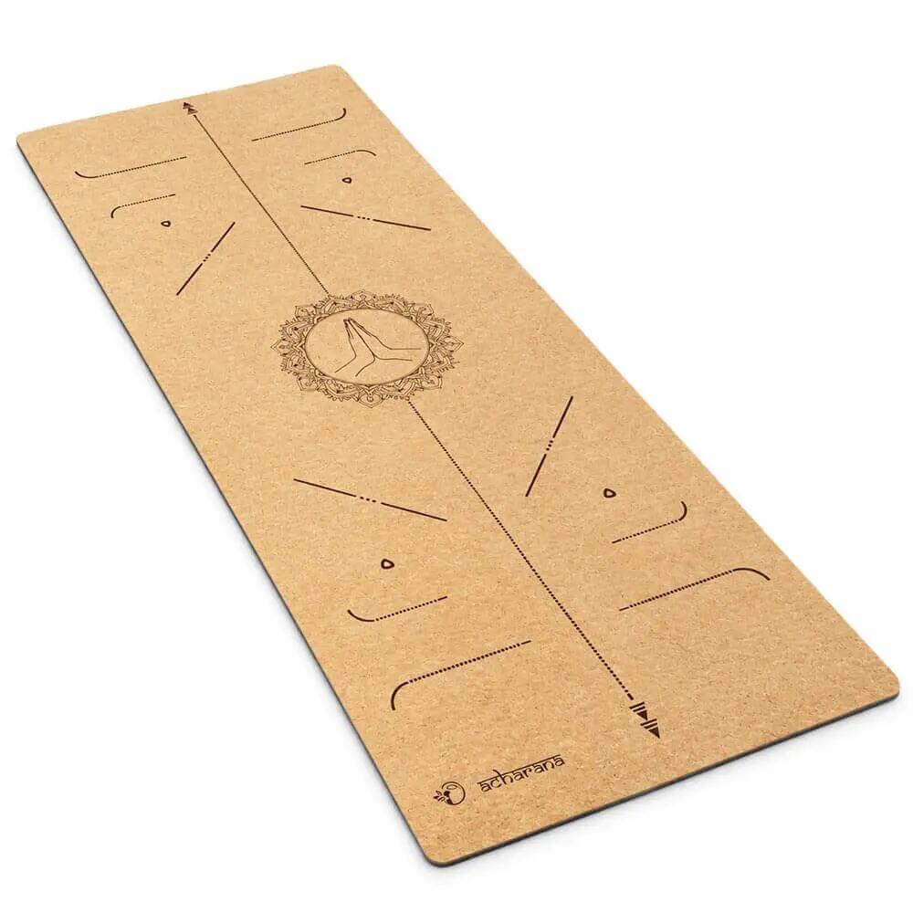 Tapis yoga en liège, nouveau concept 3 plis - 6mm - Bodylines - Namasté 2/8