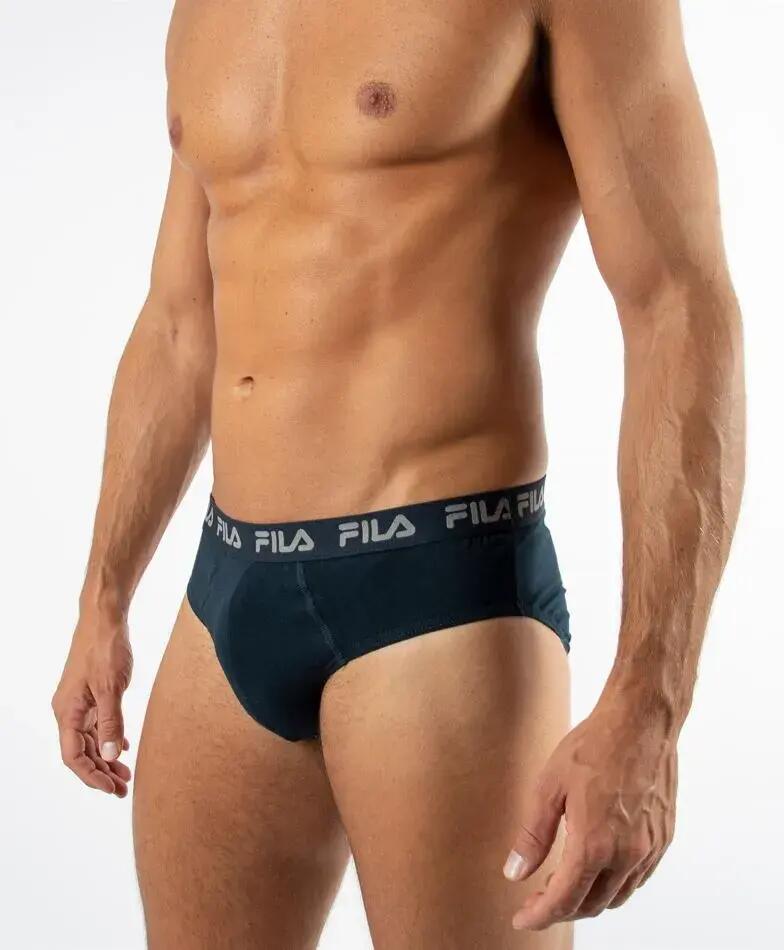 Herenslips Fila 1-pack Marineblauw 3/5