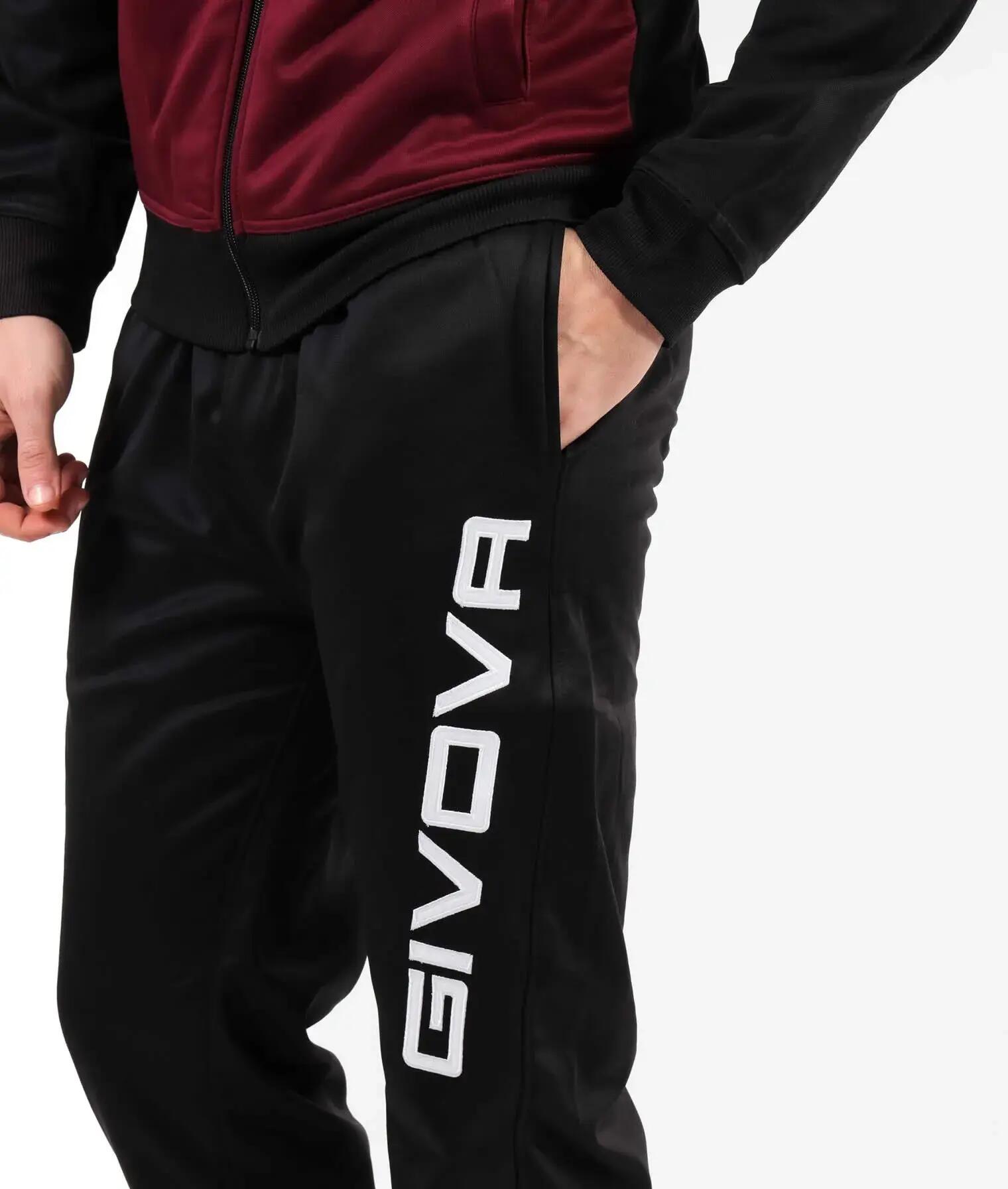 Set sportivo Givova Cuba Borgogna-nero Borgogna 2xl 6/7