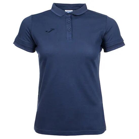 Polo Manches Courtes Femme Joma Bali II Bleu Marine