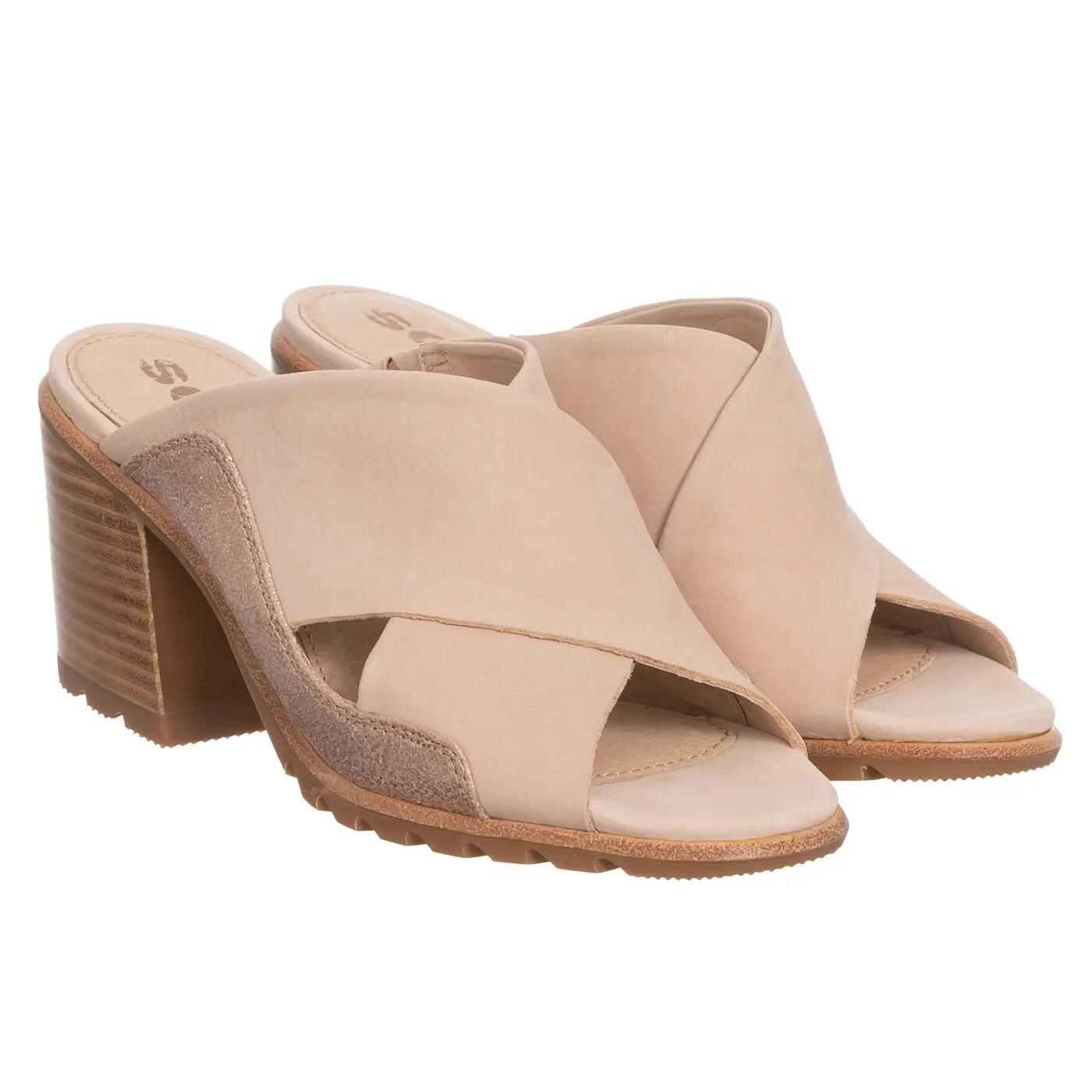 Sorel Nadia Mule Cuir Naturel Tan Naturel 3/6