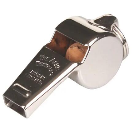 Acme Thunderer - Sifflet d'arbitre en métal - Taille 59,5 (moyen) - Noir
