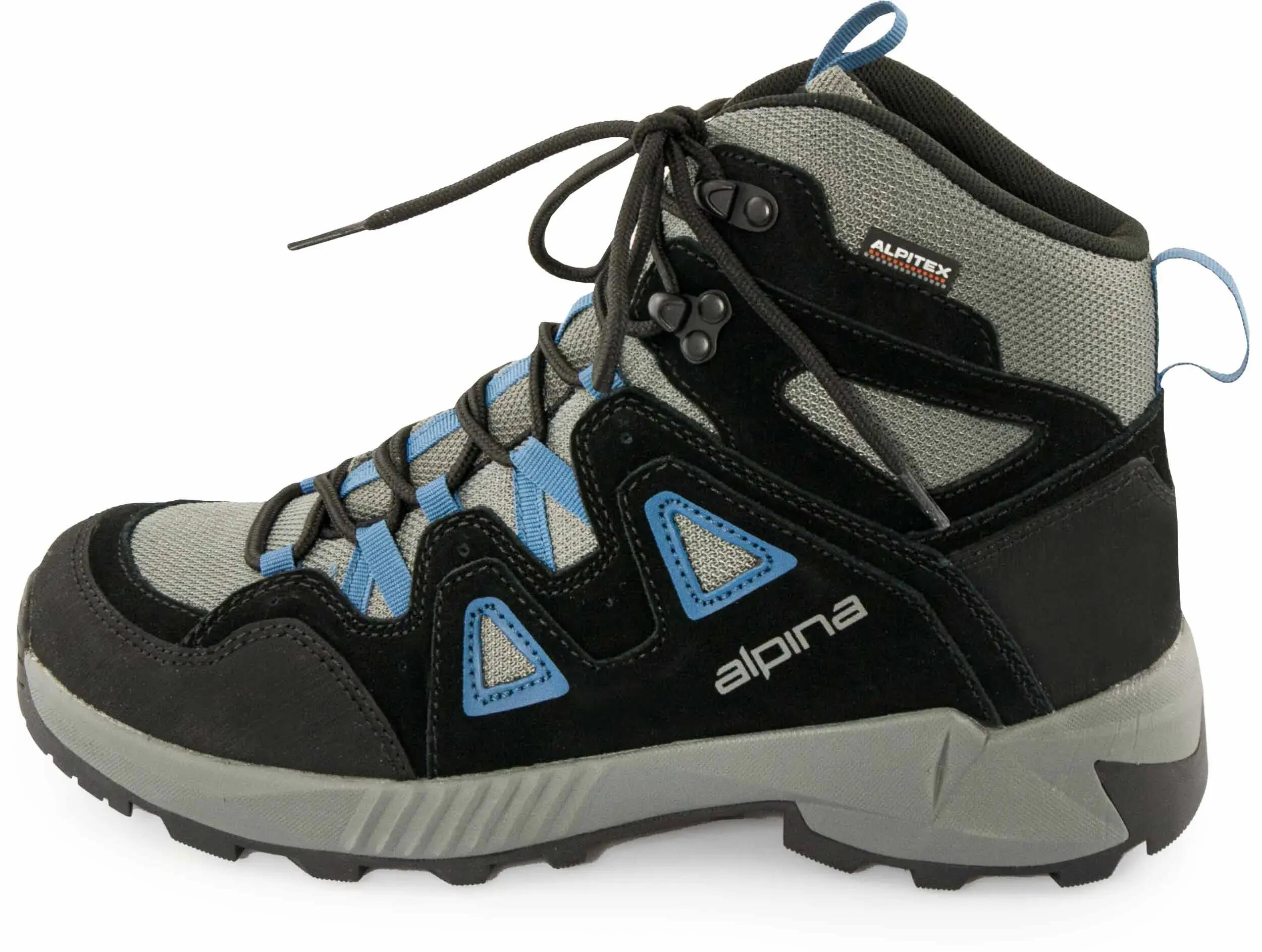 Trekkingschoenen heren Alpina Tracker middenblauw 2/4