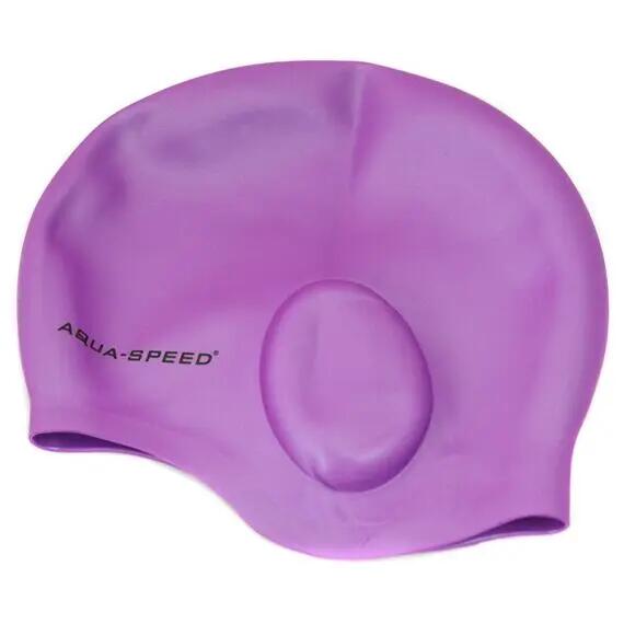 Aqua Speed - Czepek pływacki unisex silikonowy pełne zakrycie uszu 2/4