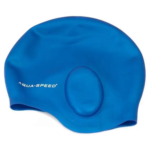 Aqua Speed - Czepek pływacki unisex silikonowy pełne zakrycie uszu 2/4