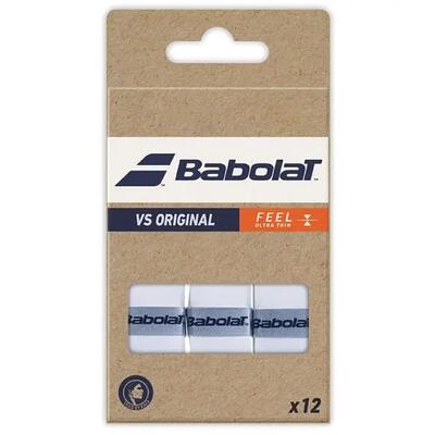 Overgrip Babolat VS Original Smooth Bianco (Pacchetto x12)