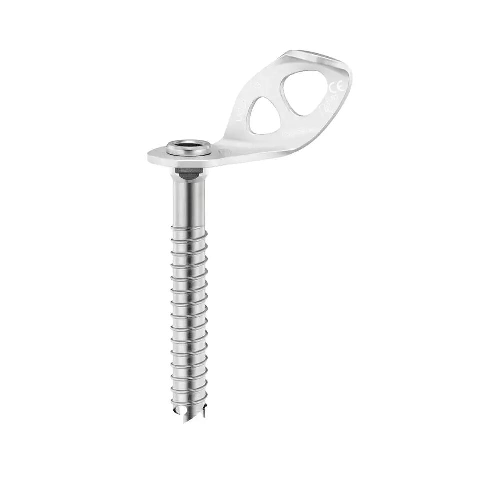 Eisschraube Petzl Laser 21 cm Stahl Aluminium 153 g zertifiziert CE UIAA 2/5