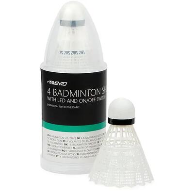 Badminton shuttle - 4 stuks - met led verlichting