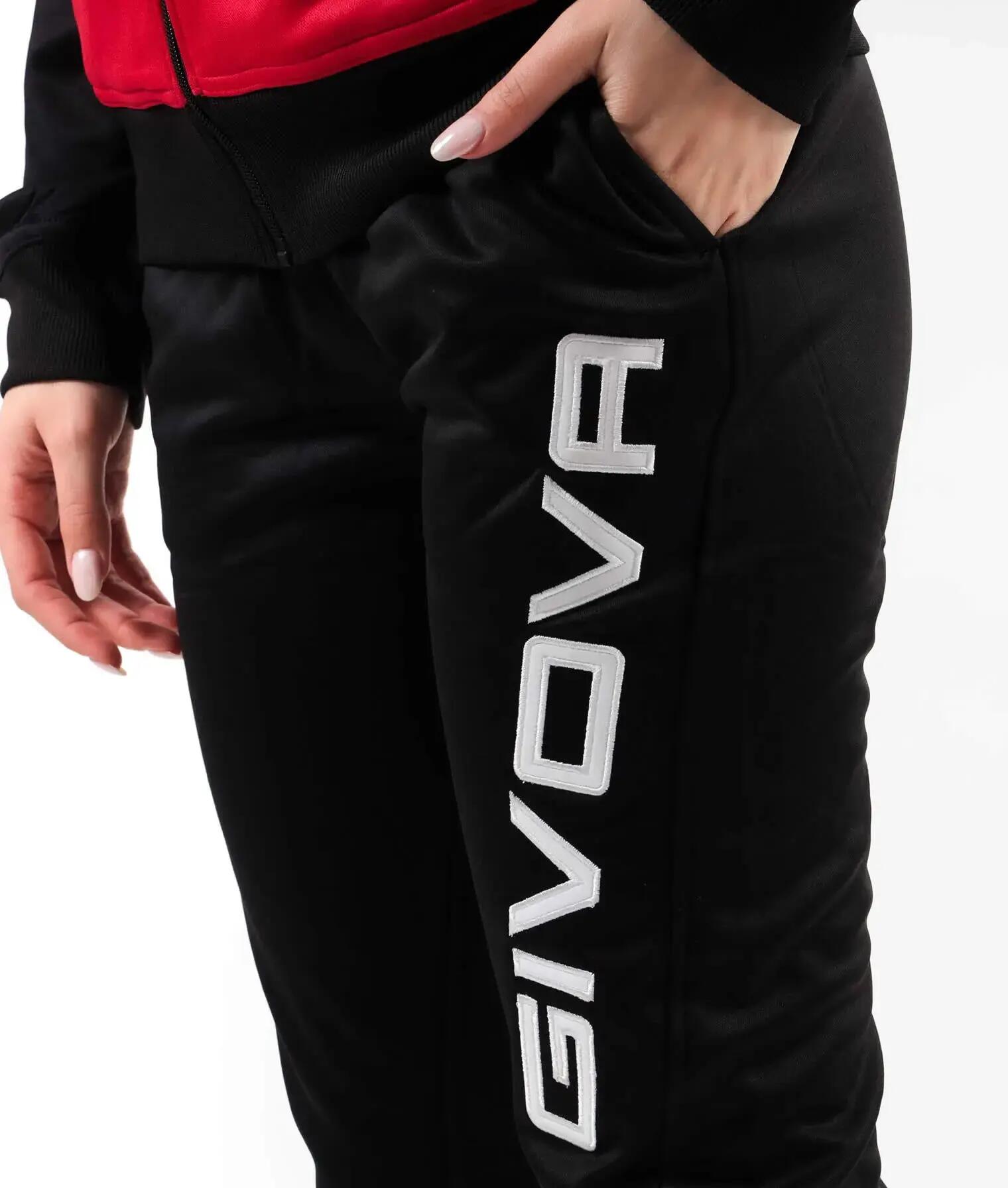 Completo sportivo Givova Cuba Rosso-nero 6/7