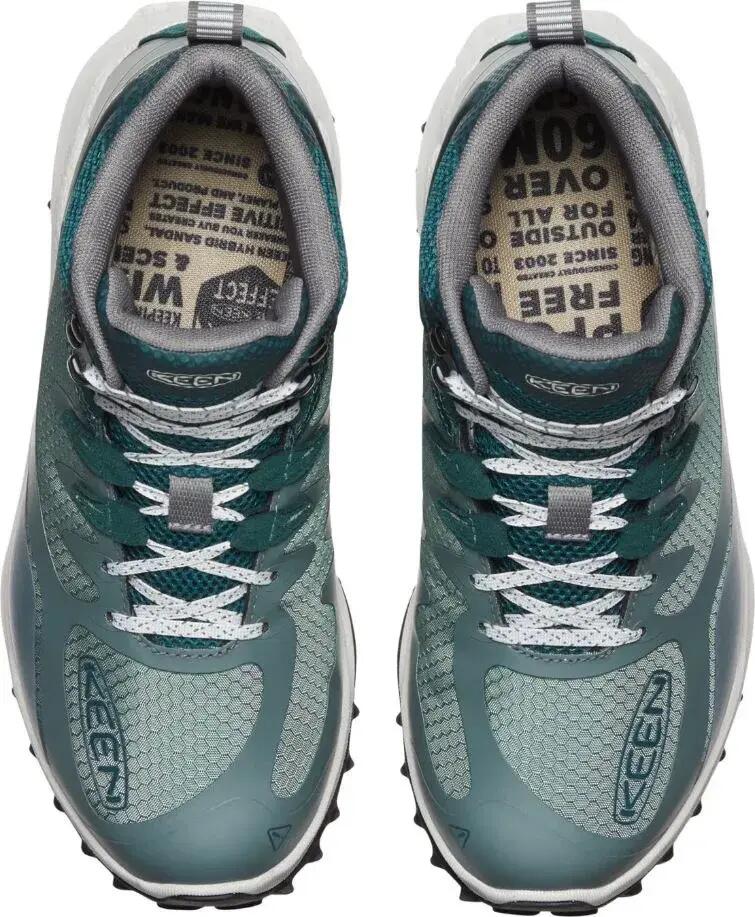 Damesschoenen Keen Wmns Zionic Mid Wp Dark Forest/Sea Moss Blue 5/6