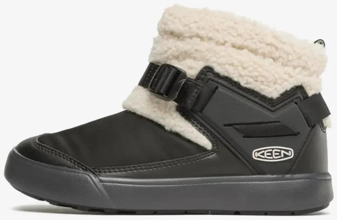 Bottes d'hiver pour femmes Keen Wmns Hoodromeo Mini Noir/bouleau Noir/beige 7/10