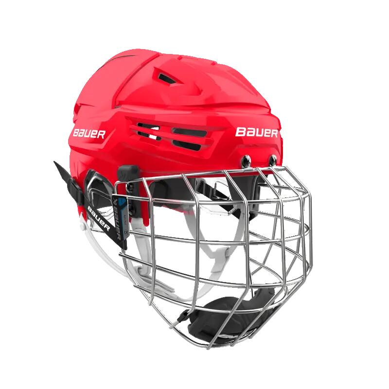 BAUER Re-Akt 70 Senior Red комплект каска и маска за хокей за възрастни