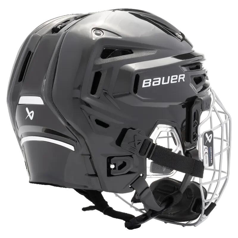 BAUER Re-Akt 155 Youth Negro casco de hockey Junior con combo de rejilla 5/9