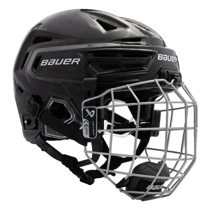 BAUER Re-Akt 155 Youth Negro casco de hockey Junior con combo de rejilla 2/9