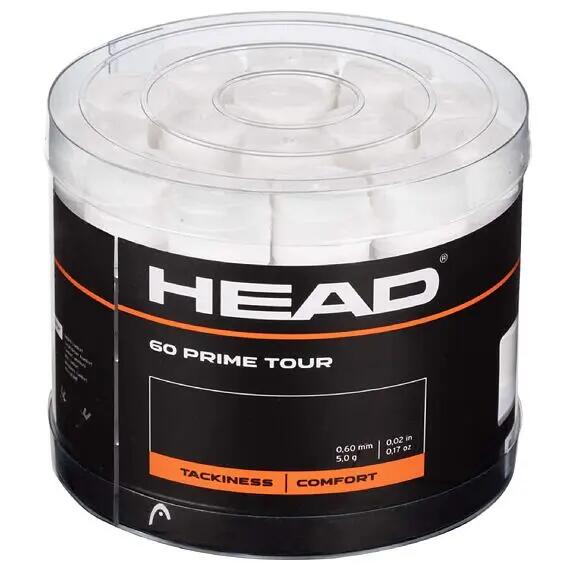 Cubo 60 Uds. Overgrips Head Prime Tour Blanco