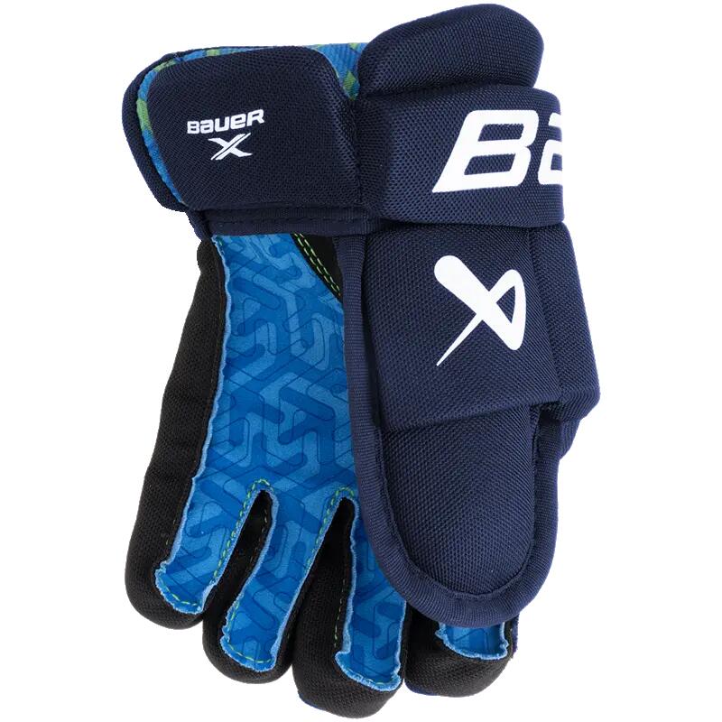BAUER X Youth marineblauw 08.0 marineblauwe ijshockeyhandschoenen 2/5