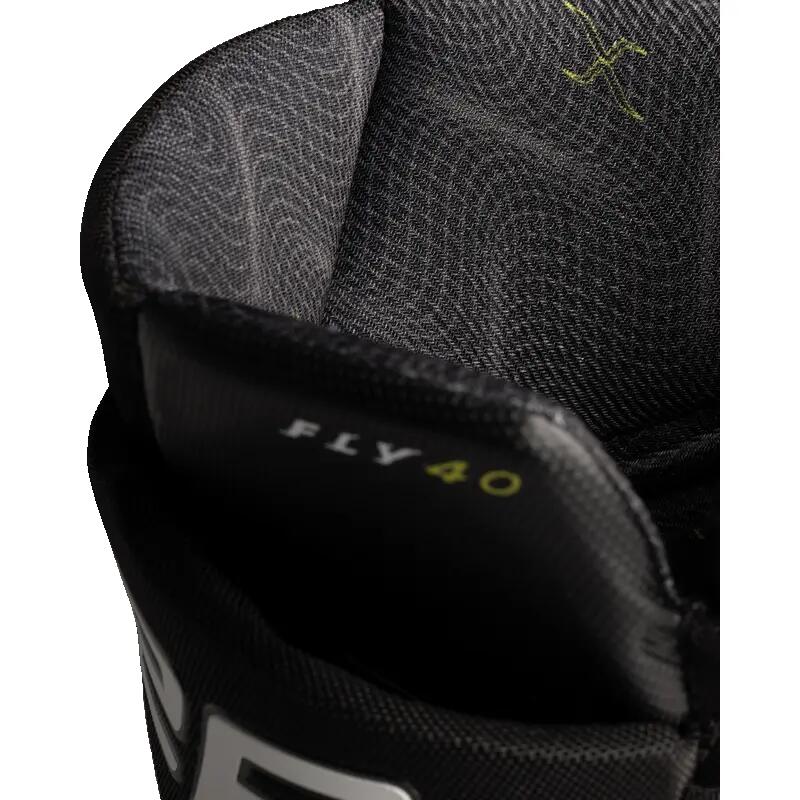 BAUER Vapor FLY40 Intermediate czarno-białe 12.0 rękawice hokejowe dziecięce 4/5