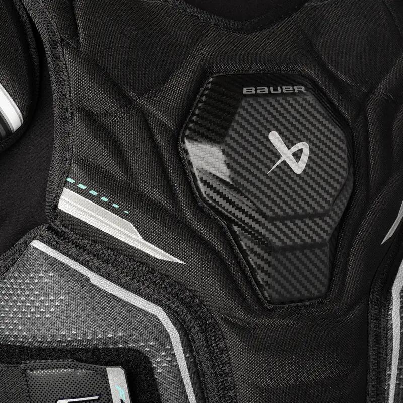 BAUER Supreme F40 Senior black adult Hockey Shoulder Pads 3/8