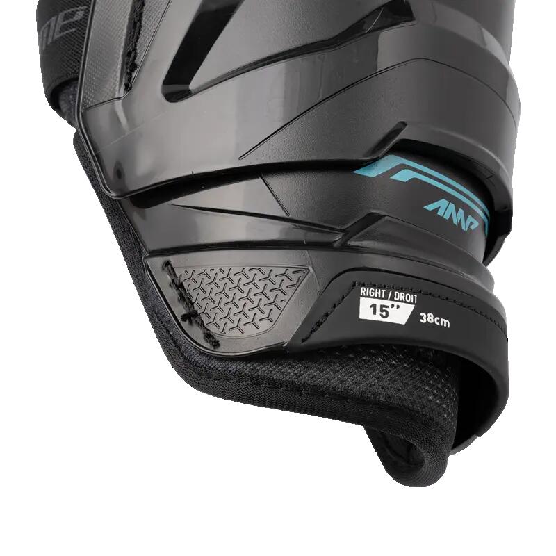 BAUER Supreme F40 Senior negru, protecții pentru tibie de hochei pentru adulți 5/7