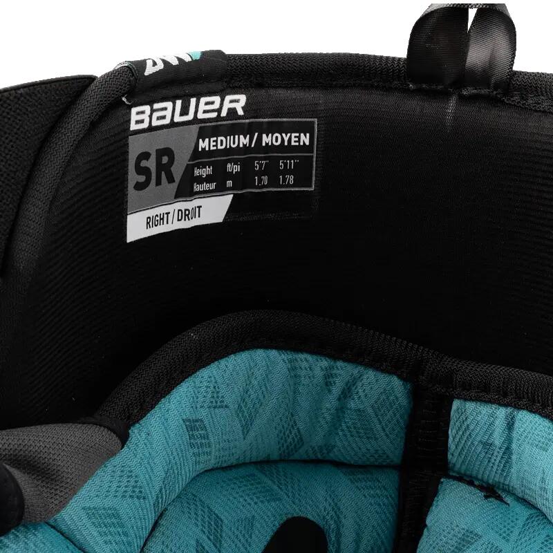 BAUER Supreme F40 Intermediate black kids Hockey Elbow Pads 5/5