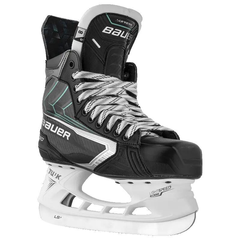 BAUER Supreme F30 Senior D patins de hóquei no gelo pretos para adultos 2/7