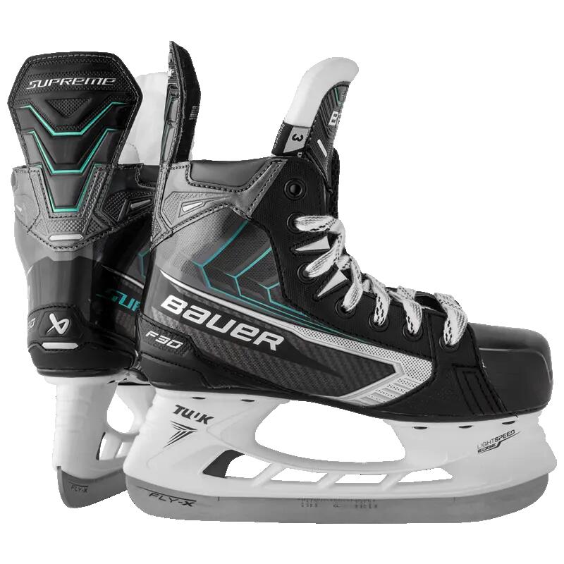 BAUER Supreme F30 Junior D черни детски кънки за хокей на лед
