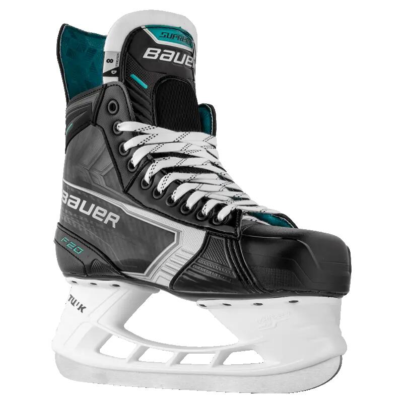BAUER Supreme F20 Senior D schwarze Eishockey-Schlittschuhe für Erwachsene 2/7
